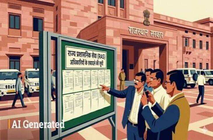 राजस्थान में बड़ा प्रशासनिक फेरबदल: आधी रात 178 RAS अफसरों के तबादले, तीन मंत्रियों के विशेष सहायक भी बदले
