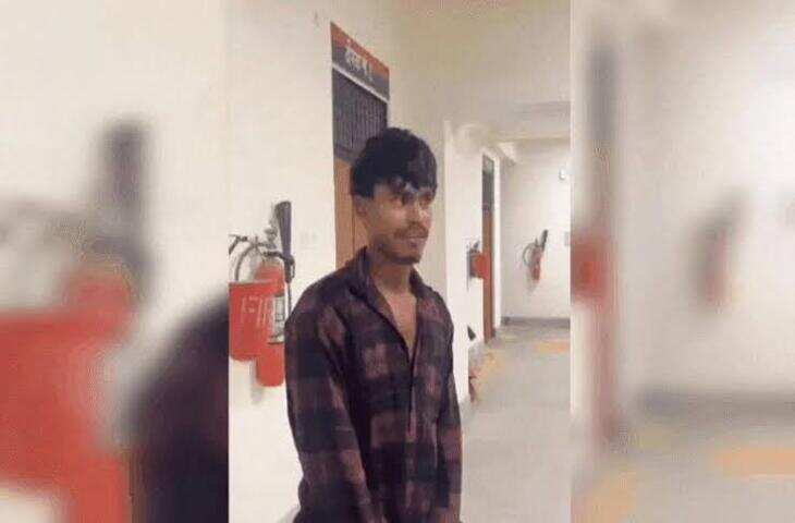 बहराइच में थाने के परिसर में युवक ने बनाई रील, गाना गाते और शायरी करते वीडियो वायरल