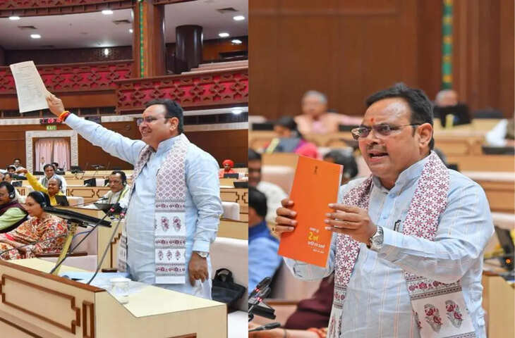 विधानसभा में हंगामे के बीच बोले सीएम भजनलाल शर्मा, वीडियो में देखें कहा- दो साल में संकल्प पत्र के 285 वादे पूरे किए