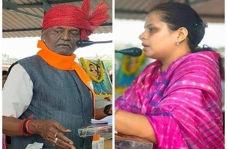 बीजेपी विधायक पन्नालाल शाक्य ने माता सीता को बताया &lsquo;मौत का सामान&rsquo;, वीडियो में जाने मंच से विधायक प्रियंका पेंची ने टोका