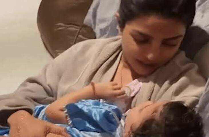 बेटी मालती को दुर्गा सप्तशती के मंत्र सिखाती दिखीं प्रियंका चोपड़ा, वीडियो ने जीता फैंस का दिल