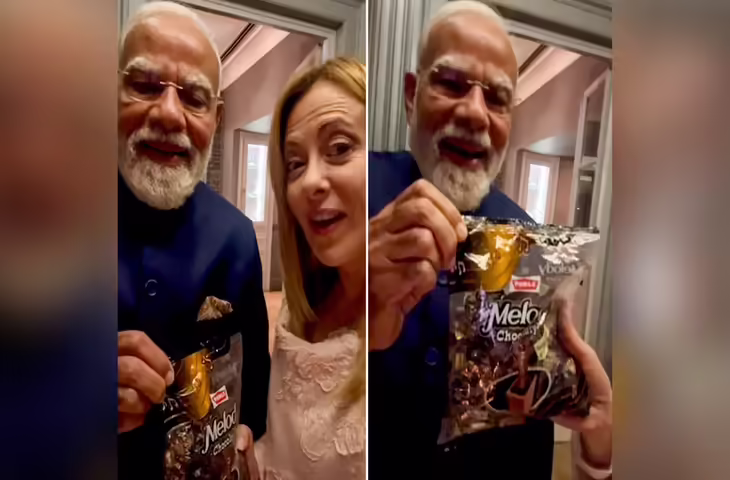 मोदी-मेलोनी के टॉफी के वायरल वीडियो से चमका Parle का नाम, रॉकेट की रफ़्तार से भागा शेयर&nbsp;