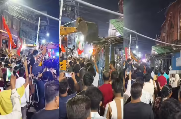कोलकाता में बुलडोजर कार्रवाई पर सियासत तेज, TMC ने लगाए गंभीर आरोप