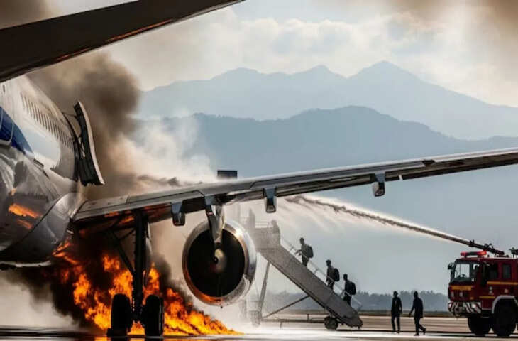 Nepal Plane Incident: लैंडिंग करते समय विमान के टायर में लगी आग, 278 यात्रियों में मची अफरा-तफरी