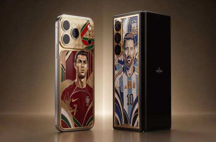 Luxury Smartphone: Caviar ने लॉन्च किए Messi और Ronaldo Edition फोन, कीमत जान उड़ जाएंगे होश