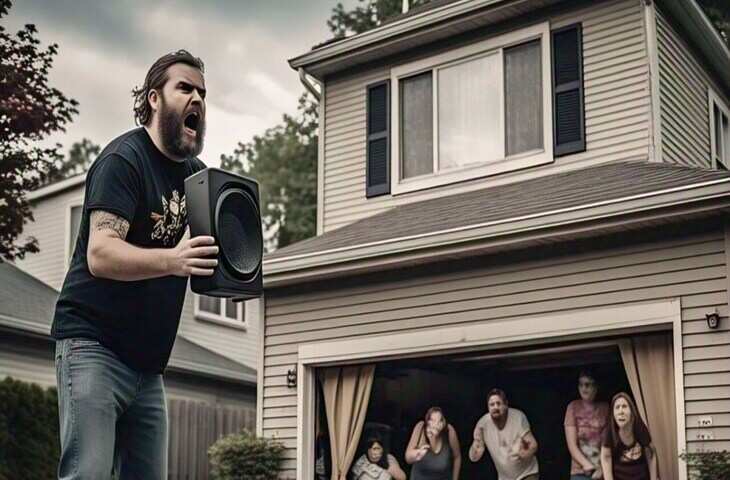 पड़ोसियों को बात ना मानना पड़ा भारी!&nbsp;लाउड म्यूजिक पर भड़की महिला ने कर दी गोलियों की बौछार, देखे वायरल वीडियो&nbsp;