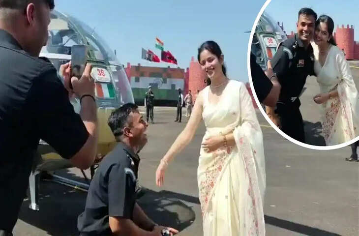 पासिंग आउट परेड के बाद आर्मी पायलट ने किया फिल्मी अंदाज में प्रपोज, वीडियो ने जीता लोगों का दिल