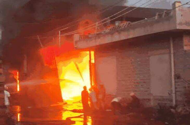 जोधपुर की हैंडीक्राफ्ट फैक्ट्री में केमिकल ड्रम ब्लास्ट, फुटेज में देंखे 14 फायरकर्मी झुलसे; 3 वेंटिलेटर पर, दो करीब 90% जले