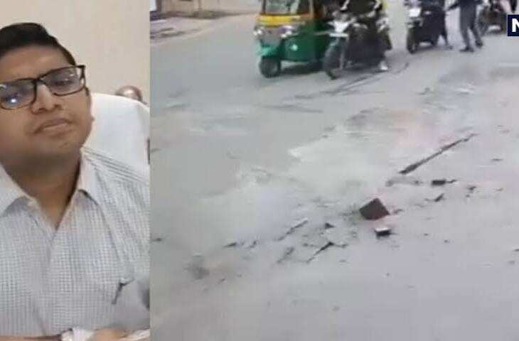 इंदौर में धंसी सड़क की मरम्मत से लोगों को राहत, पार्षद कालरा बने &lsquo;पब्लिक स्टार&rsquo;; अब भी समस्याओं के समाधान का इंतजार
