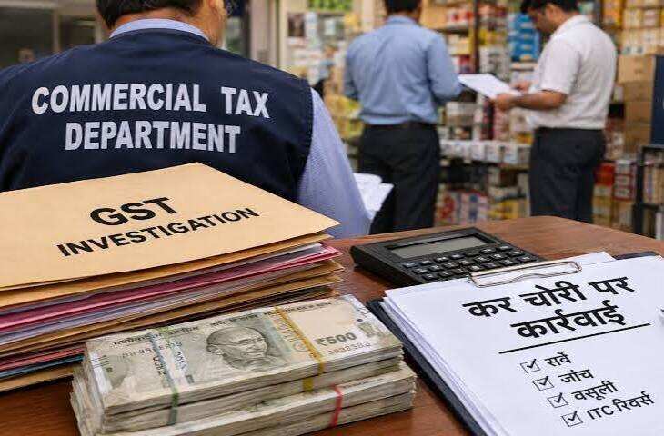 राजस्थान में वाणिज्यिक कर विभाग की बड़ी कार्रवाई, फुटेज में जाने 8 प्रतिष्ठानों का सर्वे; 1.43 करोड़ रुपये से ज्यादा की राशि जमा
