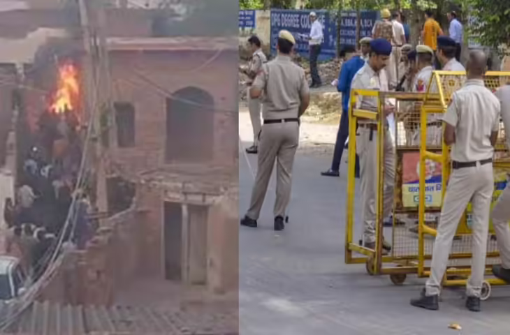 नूंह में पुलिस पर भारी पड़ी भीड़, मुठभेड़ के बाद पकड़े गए बदमाश को छुड़ाकर ले गए ग्रामीण