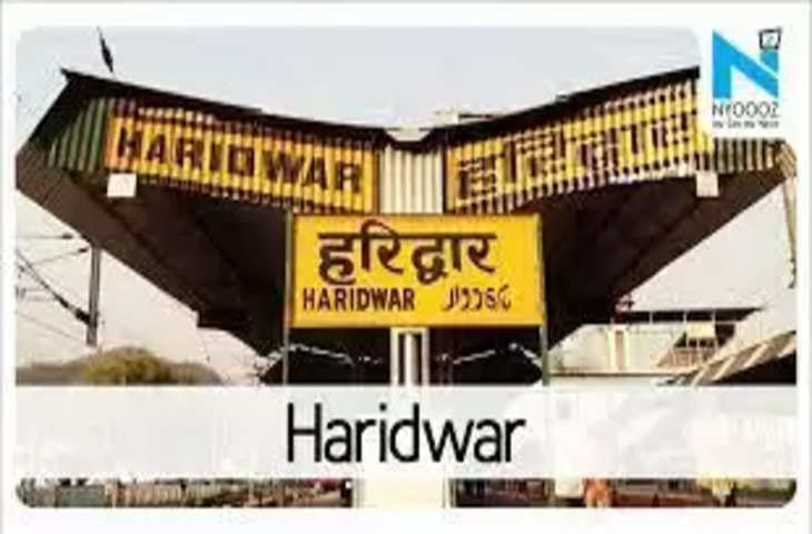 Haridwar चौपाटी बाजार में लगवाए जा रहे नए ठीये