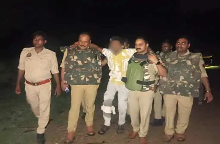 फतेहपुर में पुलिस मुठभेड़ में 25 हजार का इनामी बदमाश घायल, पैर में लगी गोली; अस्पताल में भर्ती