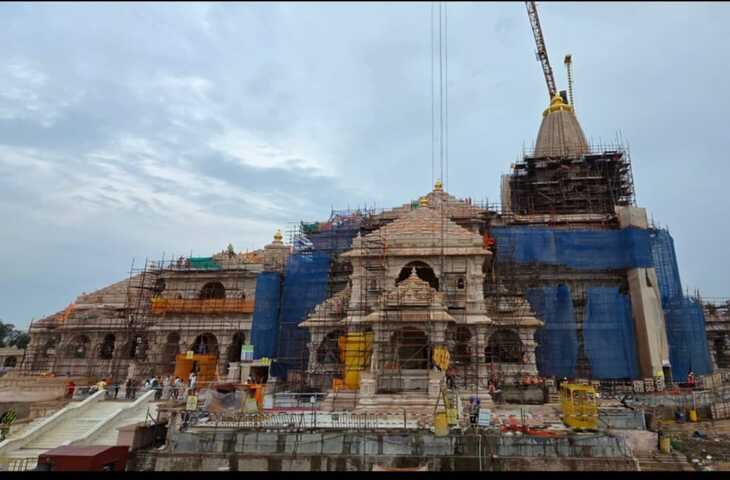 राम जन्मभूमि पर साकार हो रहा युगों पुराना सपना! अंतिम चरण में पहुंचा राम मंदिर का निर्माण कार्य, देखे वायरल वीडियो 