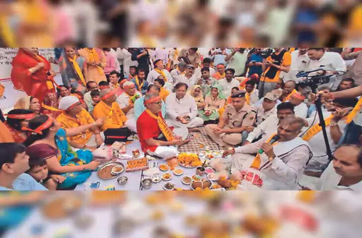 Sawai madhopur हम्मीर सर्कल में त्रिनेत्र गणेश महाद्वार का शिलान्यास