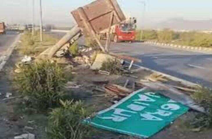 अजमेर में शादी समारोह जा रही स्लीपर बस पलटी, फुटेज में देंखे ड्राइवर की मौत, 20 से ज्यादा घायल
