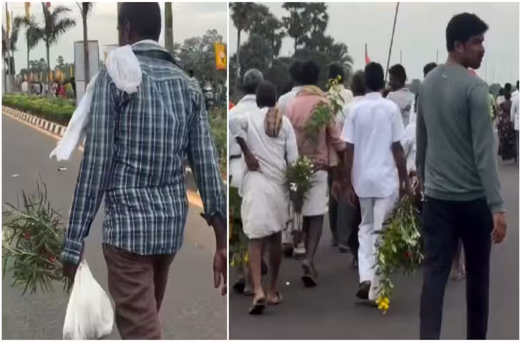 'ये कैसा Civic Sense है?' एयरपोर्ट खुलते ही फव्वारे में उतरे लोग, पौधे लेकर भागने का Video हुआ Viral