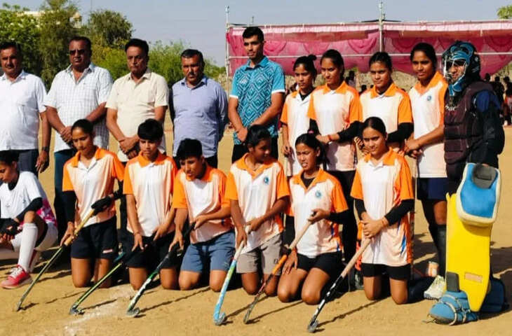 हॉकी राजस्थान जूनियर महिला राज्य स्तरीय प्रतियोगिता: राजसमंद की बेटियों का शानदार प्रदर्शन, हनुमानगढ़ को हराकर अगले दौर में प्रवेश