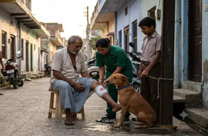 गोमतीनगर में मॉर्निंग वॉक के दौरान दर्दनाक घटना: पड़ोसी के पालतू कुत्ते ने बुजुर्ग को काटा, दहशत में रातभर नहीं सो पाए
