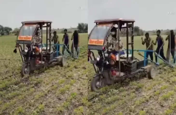 ट्रैक्टर नहीं, ई-रिक्शा से जोत दिया खेत, देसी जुगाड़ देख लोग बोले- 'भारत में कुछ भी मुमकिन है'