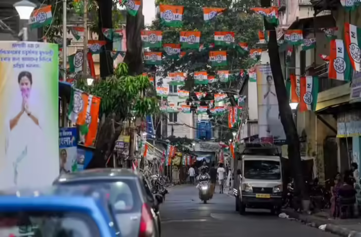 कालीघाट आवास के पास नारेबाजी के बाद सुरक्षा कड़ी, नबान्न के आसपास भी बढ़ाई गई चौकसी