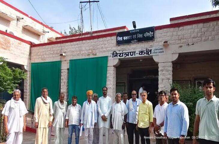 नागौर में किसानों का फूटा गुस्सा, फसल बीमा क्लेम और इनपुट सब्सिडी की मांग; वीडियो में बोले- 90% खराबा, गिरदावरी में 50% दिखाया