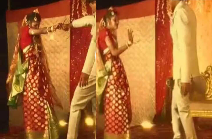 वायरल हुआ शादी का वीडियो: दूल्हा-दुल्हन के बेफिक्र डांस ने इंटरनेट पर हँसी का माहौल बना दिया