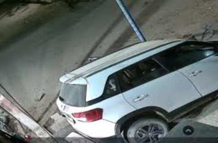 जयपुर में तेज रफ्तार कार ने दुकानदार को टक्कर मारी, फुटेज में जाने आरोपी युवक फरार