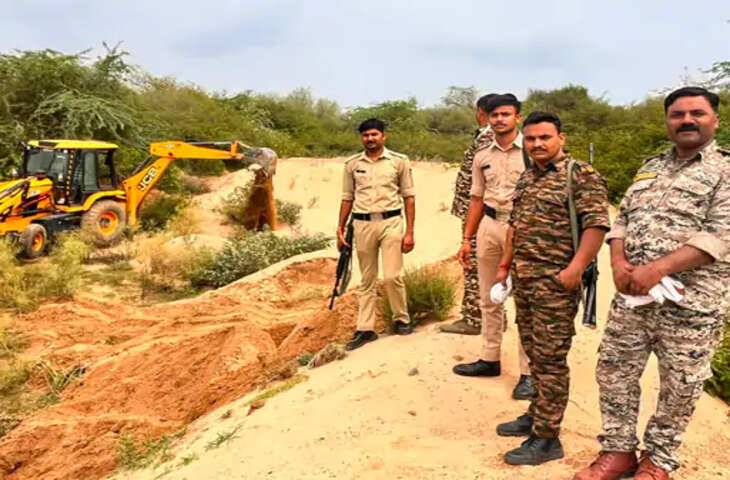 मुरैना में अवैध रेत भंडारण पर बड़ी कार्रवाई, 450 ट्रॉली रेत नष्ट