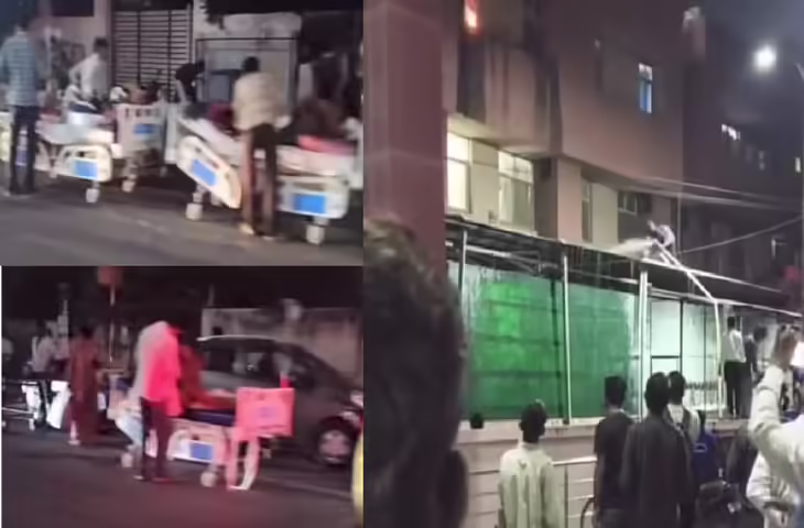 SMS हॉस्पिटल के ट्रोमा सेंटर में फिर बिगड़े हालात, वीडियो में देखें पॉलीट्रोमा ICU में पानी भरने से 14 गंभीर मरीज शिफ्ट