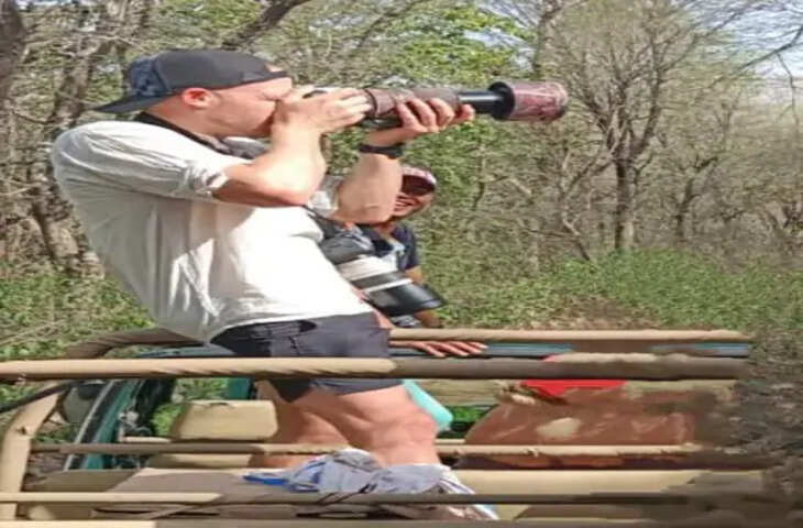 Alwar दक्षिण अफ्रीका के क्रिकेटर मिलर ने भी देखा पैंथर, कहा- सरिस्का का वन्य जीवन बेहद खास