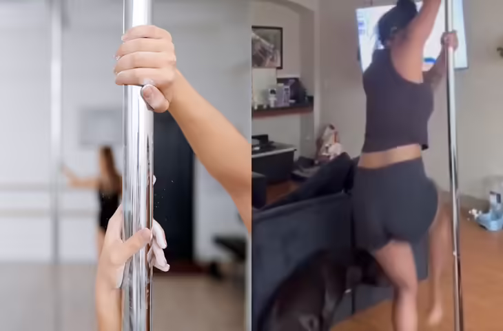 Pole Dance Viral Video: डांस करते-करते छत से निकल आया खंभा, फिर जो हुआ उसे देखकर नहीं होगा यकीनPole Dance Viral Video: डांस करते-करते छत से निकल आया खंभा, फिर जो हुआ उसे देखकर नहीं होगा यकीन