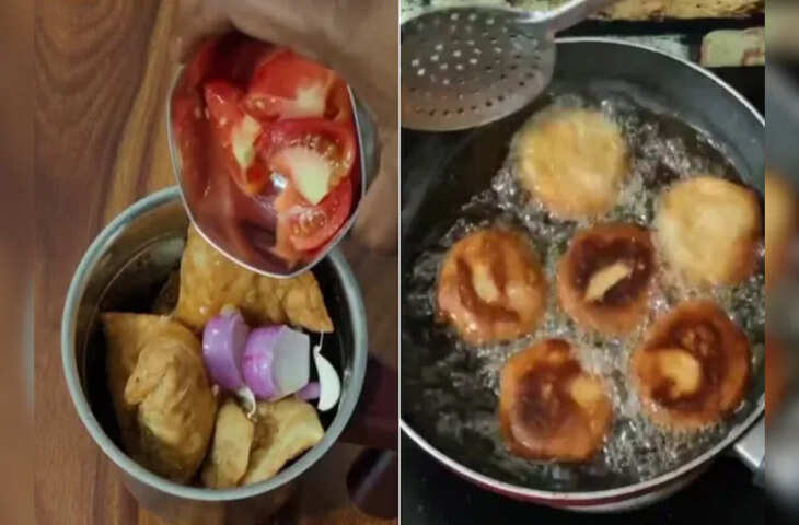 समोसे का &lsquo;कटलेट&rsquo; बना डाला! वायरल वीडियो देख भड़के लोग, बोले&mdash;बस यही देखना बाकी था