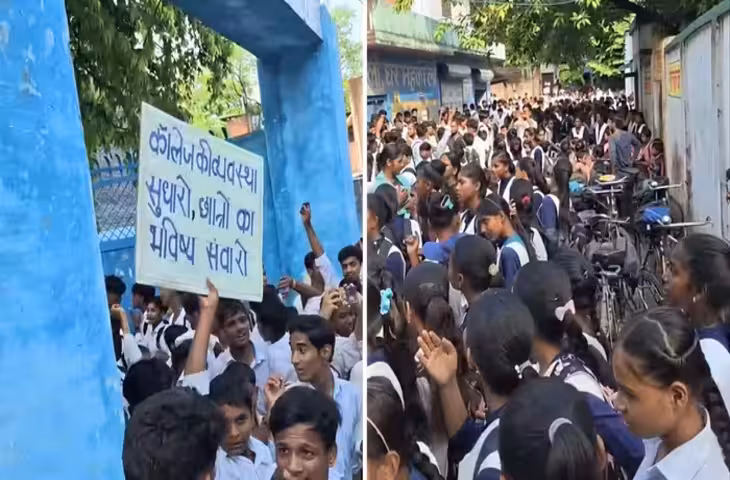 फतेहपुर के बच्चों का अनोखा प्रदर्शन वायरल, स्कूल की समस्याओं को लेकर उठाई आवाज; लोगों ने की तारीफ
