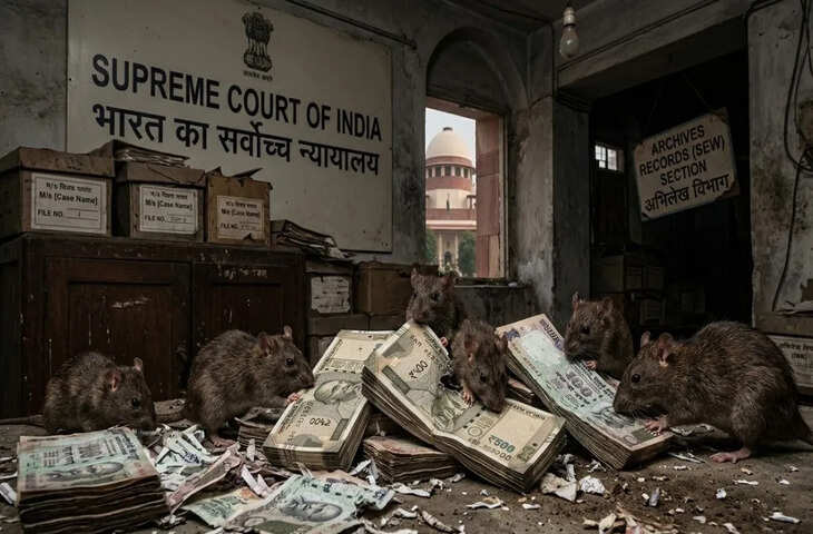 चूहे खा गए रिश्वत के 10 हजार रुपए, जांच में अधिकारियों के भी उड़े होश