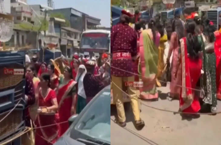 बारात का वायरल वीडियो बना चर्चा का विषय, लोगों ने जताई मिली-जुली प्रतिक्रिया