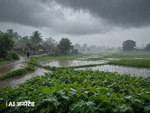 बिहार में बारिश का दोहरा संकट: कई इलाकों में सूखे जैसे हालात तो कहीं बाढ़ की मार, 32% कम बारिश से धान की फसल प्रभावित