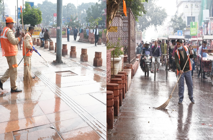 लोग सरकार को दोष देते रह गए, विदेशी मेहमान स्वच्छता का पाठ पढ़ा गया, देखें वीडियो