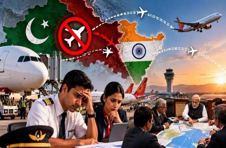 पाकिस्तान का एयरस्पेस बंद होने से बढ़ा भारतीय उड़ानों का सफर, अब चीन के होतान रूट पर नजर