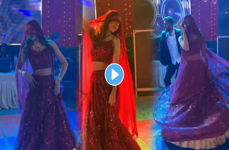 लाल लहंगे में हसीना का जबरदस्त डांस! &lsquo;राणा जी&rsquo; पर ऐसे थिरकी कि VIDEO देख फैन्स हुए दीवाने&nbsp;