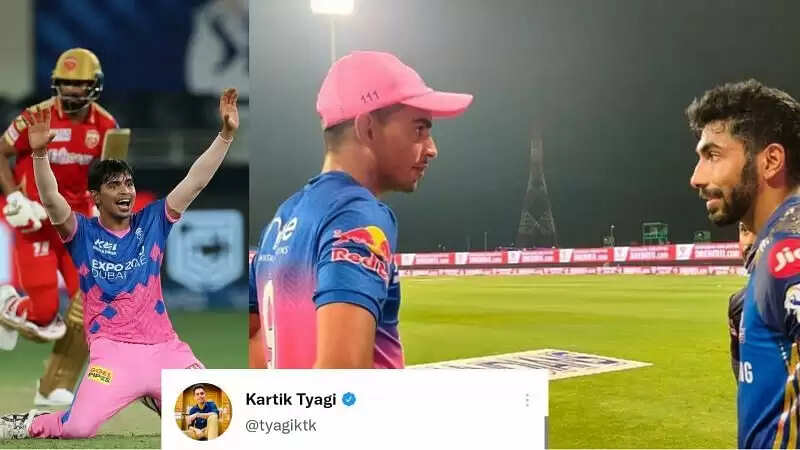 Kartik Tyagi Jasprit Bumrah,