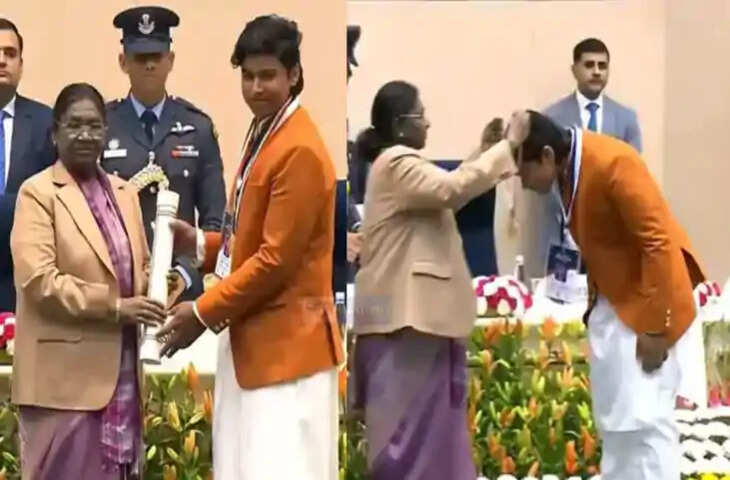 राष्ट्रीय बाल पुरस्कार से सम्मानित हुए Vaibhav Sooryavanshi, इसी कारण नहीं खेला&nbsp;विजय हजारे ट्रॉफी का मैच