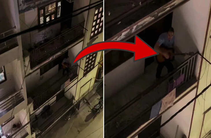 दिल्ली के अंकल का गिटार और &lsquo;डूबा-डूबा रहता हूं&rsquo;: सोशल मीडिया पर वायरल वीडियो