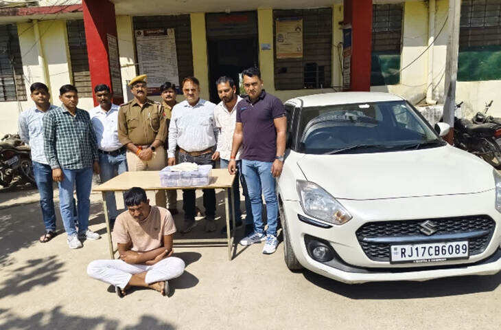 टोंक में 24 लाख की स्मैक समेत 2 बदमाश गिरफ्तार, वीडियो में 80 हजार की नकदी भी बरामद