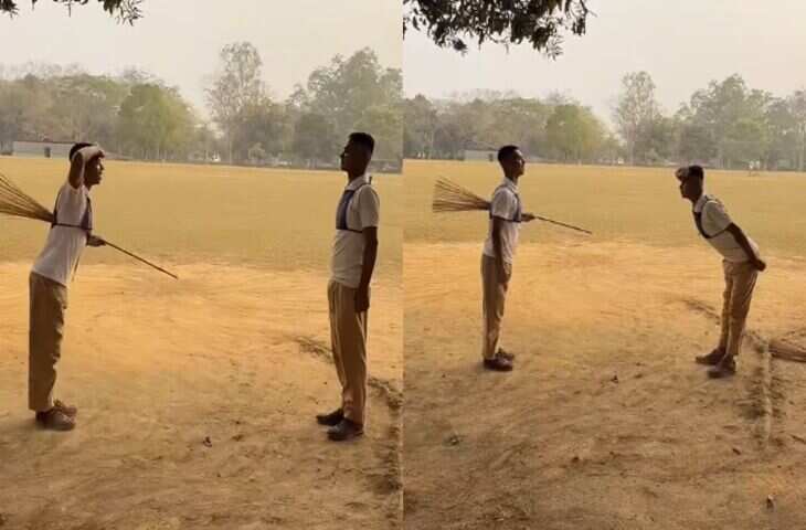 यहां मस्ती इतनी भारी कि हंसी रोक पाना नामुमकिन, वायरल वीडियो देख हो जाएंगे लोटपोट&nbsp;