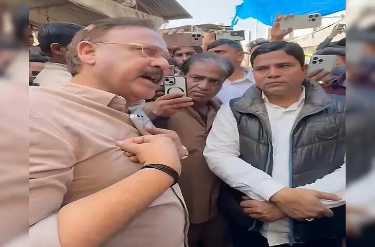 जयपुर के चांदपोल सर्किल में दो विधायकों के बीच आमना-सामना, दरगाह निर्माण को लेकर तनाव
