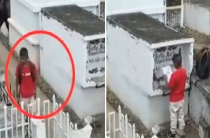 रिपोर्ट कार्ड के साथ मां की कब्र पर पहुंचे छोटे बच्चे, वायरल वीडियो देखकर भर आएंगी आँखें&nbsp;