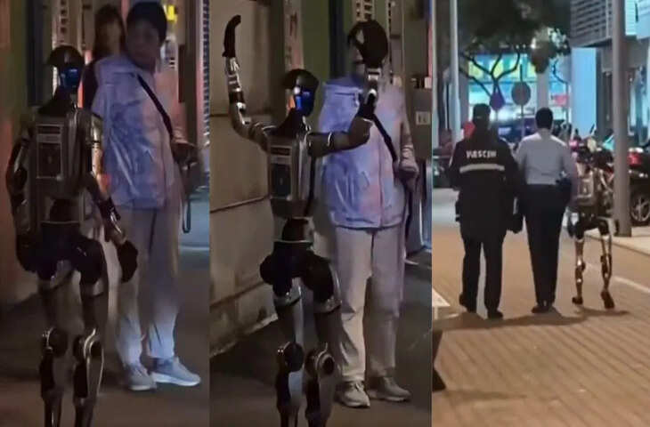 चीन में रोबोट को डराने के आरोप में हिरासत में लिया गया, सोशल मीडिया पर वायरल हुआ मामला