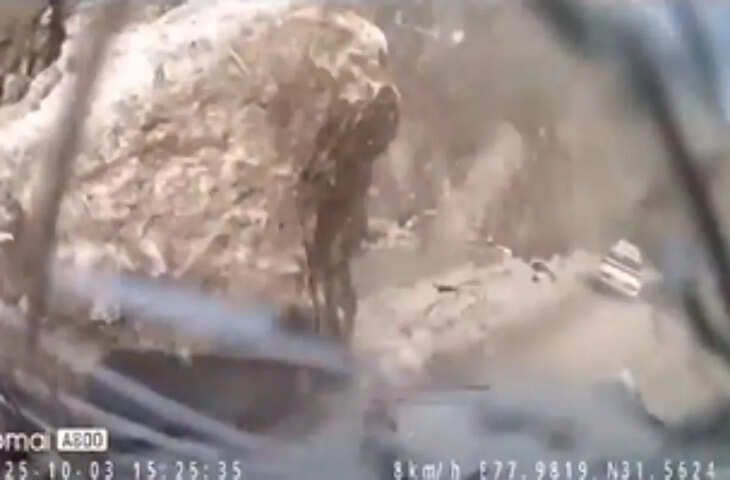 जब कार वाले के सामने से गुजरी मौत..., Video देख मुंह में आ जाएगा आपका भी कलेजा