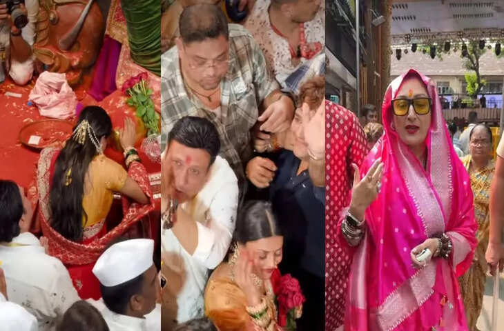 सुनीता अकेली, कोमल के साथ गोविंदा! बप्पा के दरबार से वायरल हुआ VIDEO